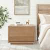 Solid Wood Night Stand (Soft Closing Drawers)