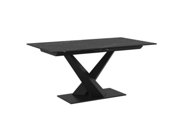 Julius Dining Table w/Extension in Black