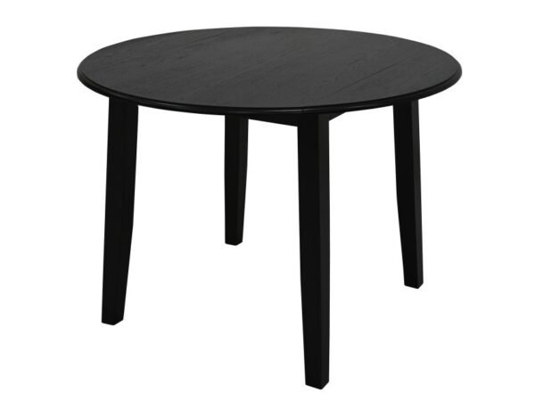 Conrad Round Dining Table in Black