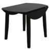 Conrad Round Dining Table in Black
