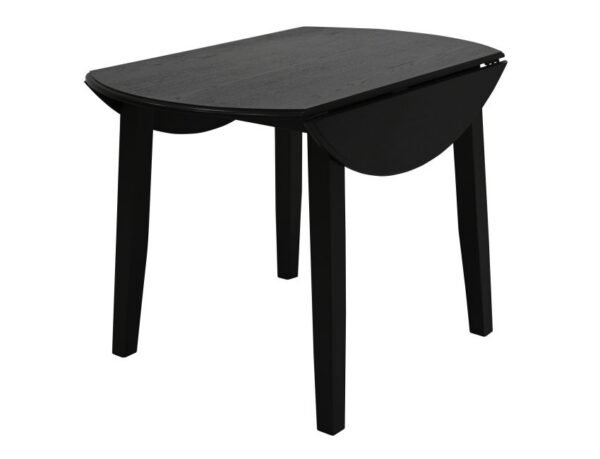Conrad Round Dining Table in Black