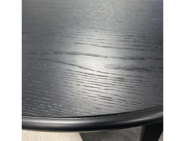 Conrad Round Dining Table in Black