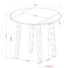 Conrad Round Dining Table in Walnut
